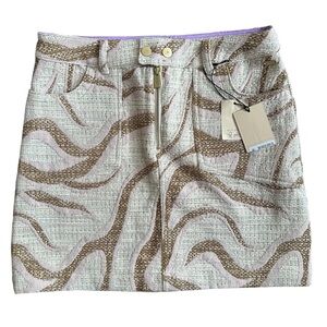 Scotch & Soda Beige Mini Skirt